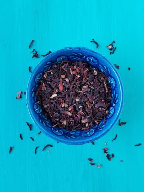 Hibiscus çiçek kurutulmuş