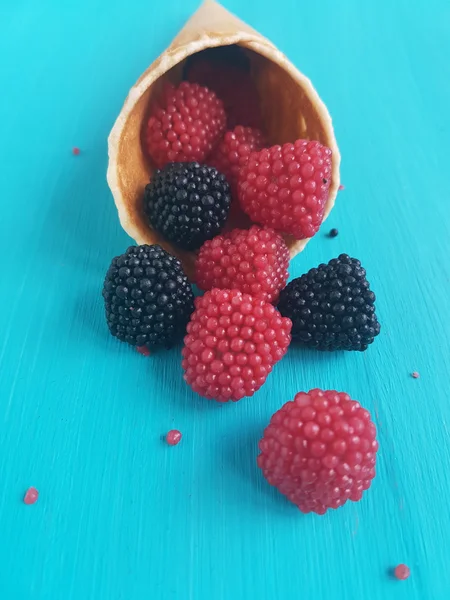 Doces de geleia sortidos — Fotografia de Stock