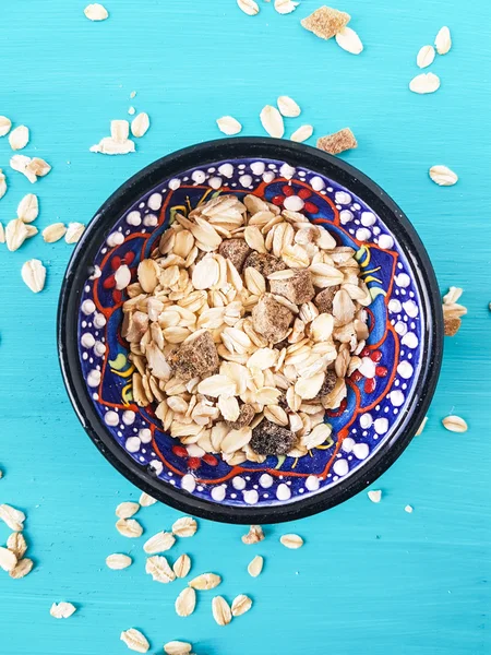 Muesli in a bowl — Stock Photo, Image