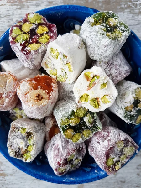 Assorted Turkish delight — Stock Photo, Image