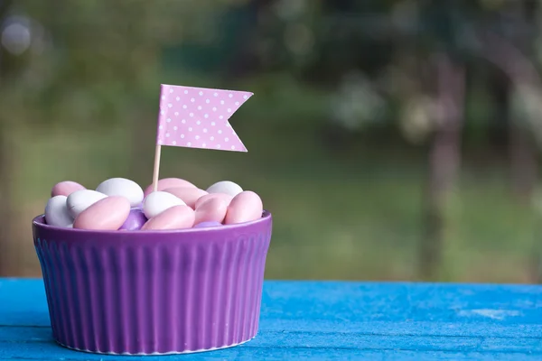 Caramelle ricoperte di zucchero — Foto Stock