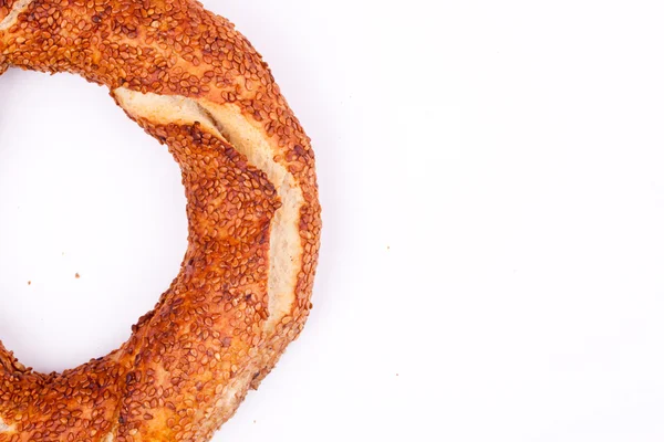 Türkischer Bagel simit — Stockfoto