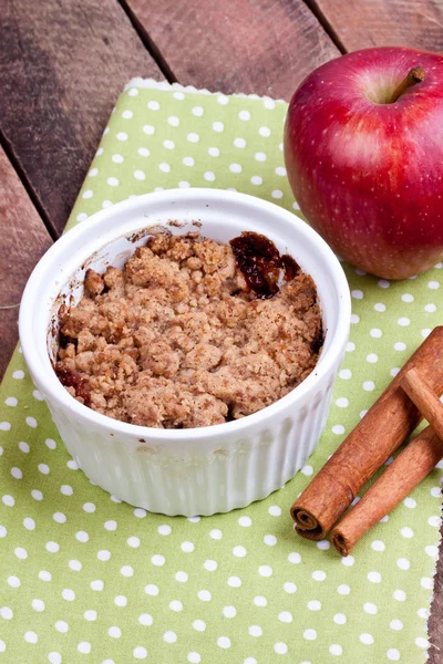 Manzana Crumble — Foto de Stock