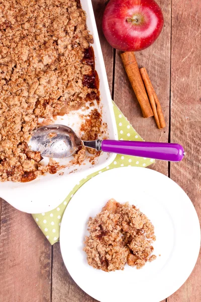 Manzana Crumble — Foto de Stock