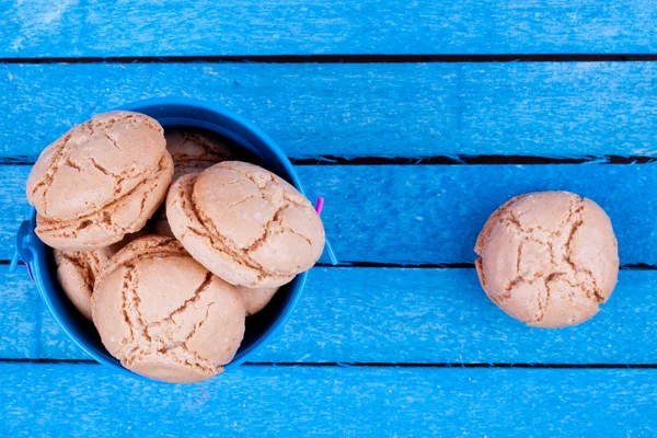 Smakelijke amandel cookies — Stockfoto