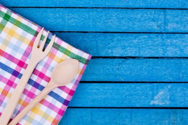 tahta çatal ve kaşık