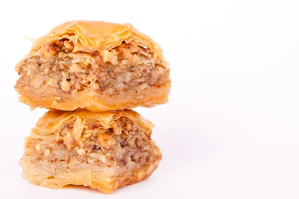 Baklava with walnuts — Stock Photo, Image