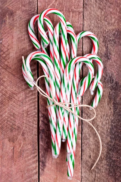 Bunch of Cane candies — Stock Photo, Image