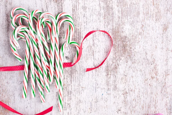 Bunch of Cane candies — Stock Photo, Image