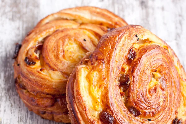 Sweet buns close up — Stock Photo, Image