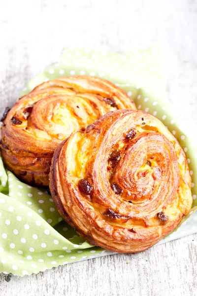 Süße Brötchen aus nächster Nähe — Stockfoto