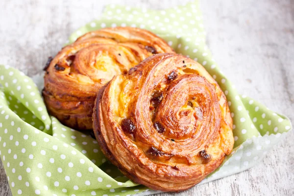 Süße Brötchen aus nächster Nähe — Stockfoto