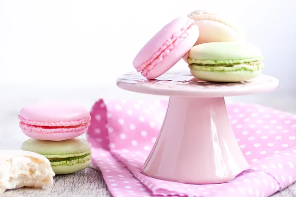 Macaroons close up view — Stock Photo, Image