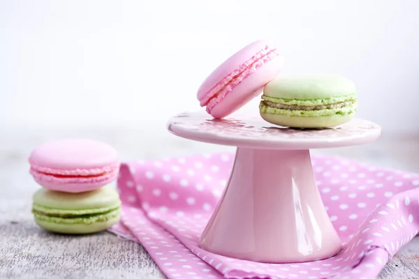 Macaroons görünümü kapatın — Stok fotoğraf