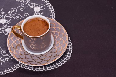 Türk kahvesi yakın çekim