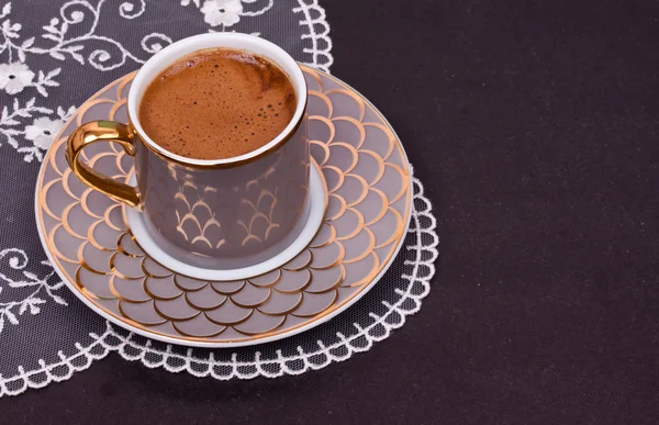 Türkischer Kaffee aus nächster Nähe — Stockfoto