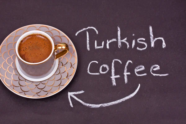 Türkischer Kaffee aus nächster Nähe — Stockfoto