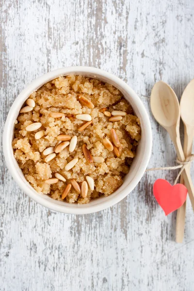 Grieß halva view — Stockfoto