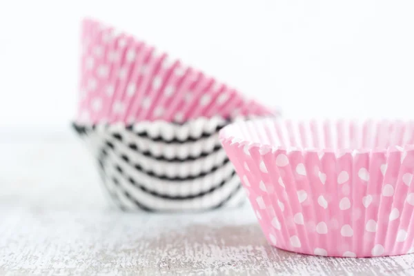 Papier bakken cups — Stockfoto