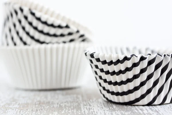 Papier bakken cupcakes — Stockfoto