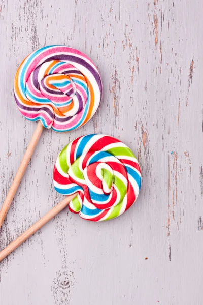 Twee smakelijke lollies — Stockfoto