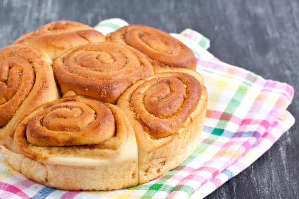 Delicious homemade bun — Stock Photo, Image