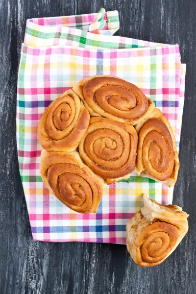 Delicious homemade bun — Stock Photo, Image