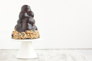 Profiterol pasta yakın çekim