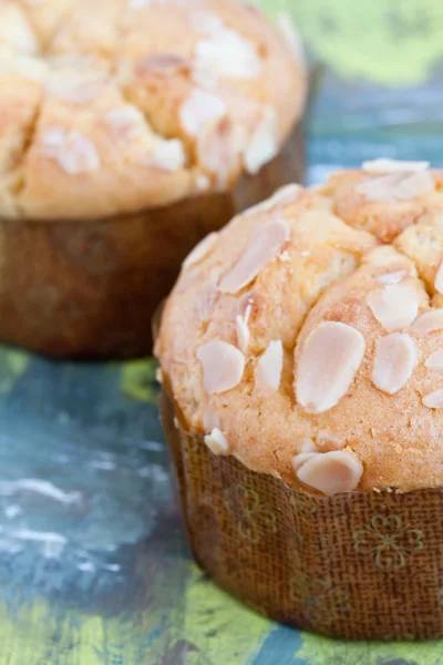 Almond muffin cakes — Stock Photo, Image