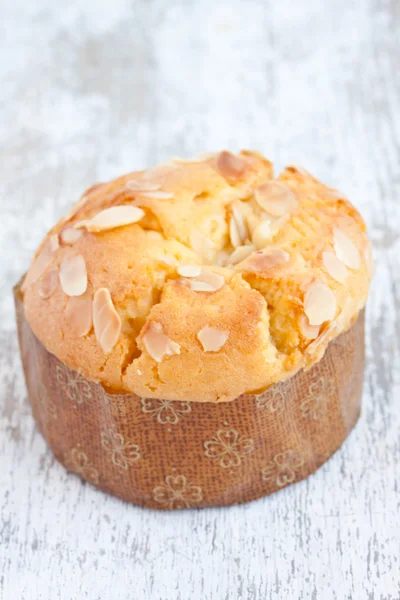 Mandel-Muffin-Kuchen — Stockfoto