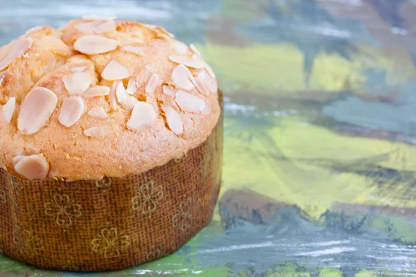 Mandel-Muffin-Kuchen — Stockfoto