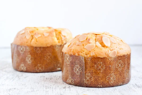 Mandel muffin kakor — Stockfoto