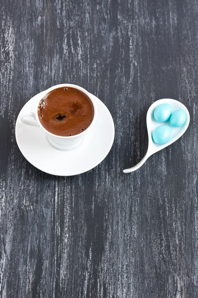 Turkish coffee and candies — Stock Photo, Image