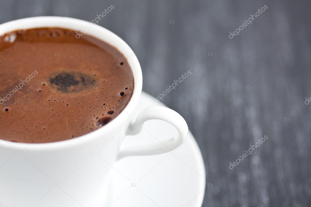 Turkish coffee close up