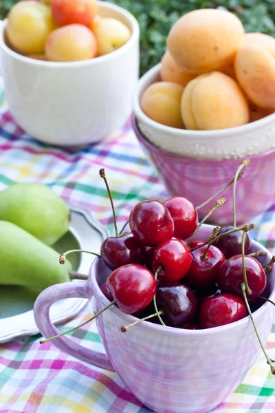 Assorted fruits close up — Stock Photo, Image