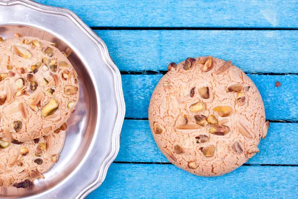 Pistachio cookies — Stock Photo, Image