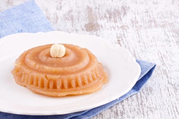 Halvah with flour — Stock Photo, Image