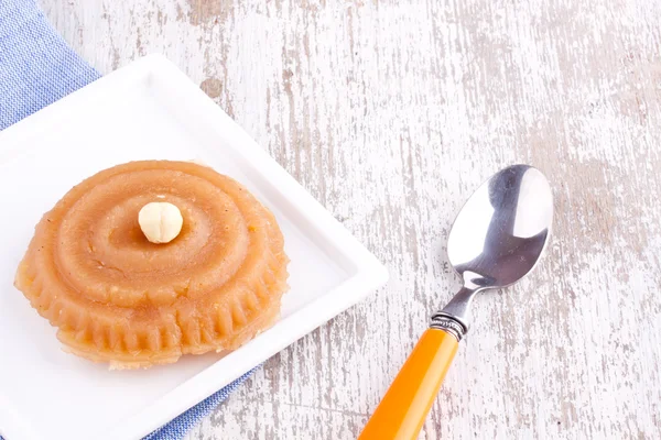 Halvah with flour — Stock Photo, Image