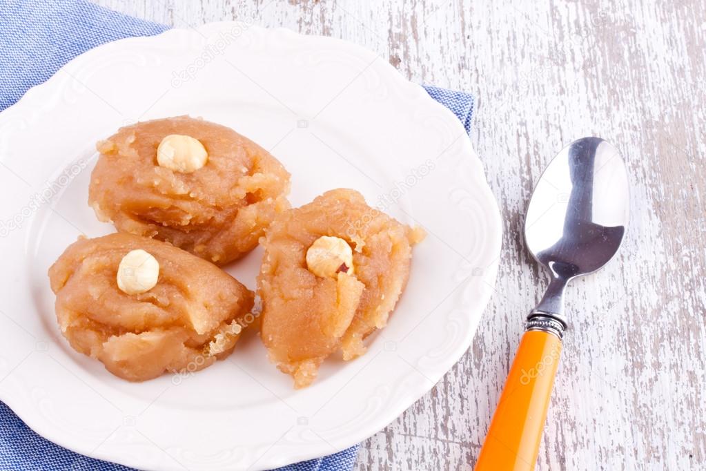 halvah with flour