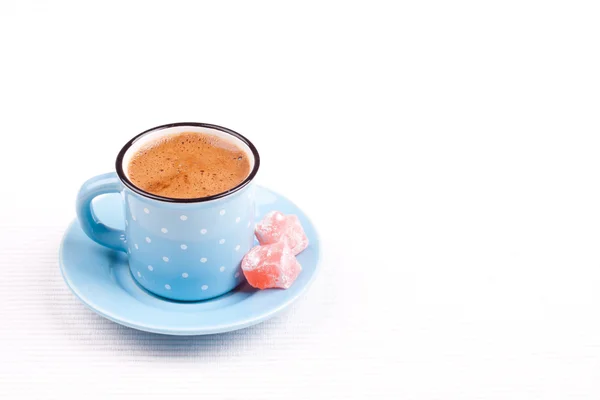土耳其咖啡与土耳其软糖 — 图库照片
