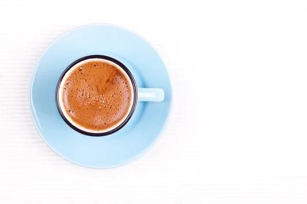 トルコ コーヒーの白いカップ — ストック写真