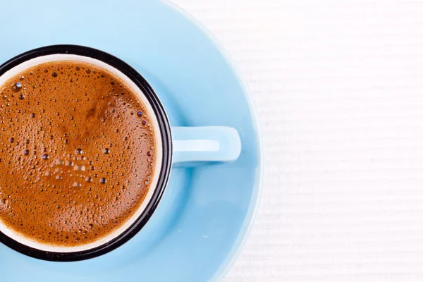 Białe filiżanka kawy po turecku — Zdjęcie stockowe