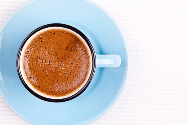 Taza blanca de café turco — Foto de Stock