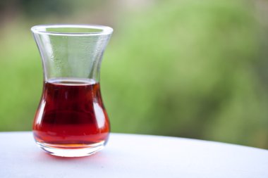 Türk çay bardağı çay