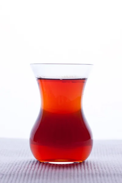 A glass of Turkish black tea — Stock Photo, Image