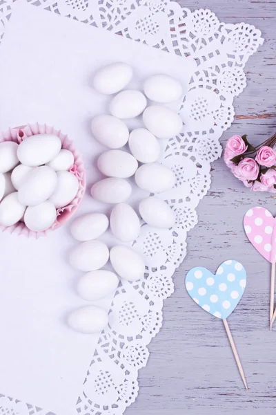 Zuckerbeschichtete Mandelbonbons — Stockfoto