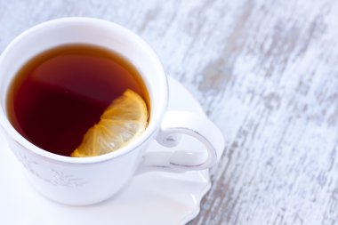 Bir fincan çay.