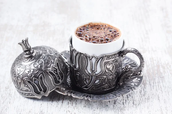 En kopp turkiskt kaffe — Stockfoto