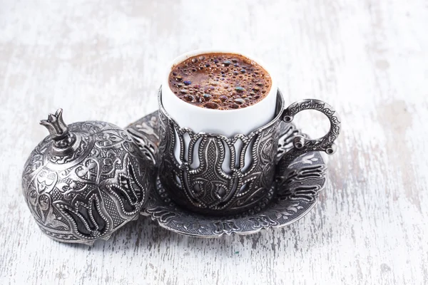 Eine Tasse türkischen Kaffee — Stockfoto