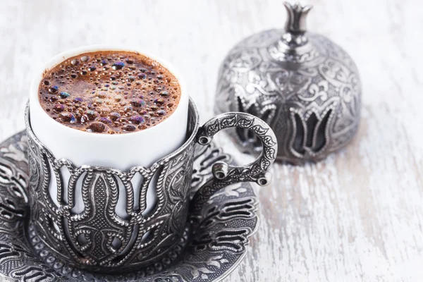 Eine Tasse türkischen Kaffee — Stockfoto